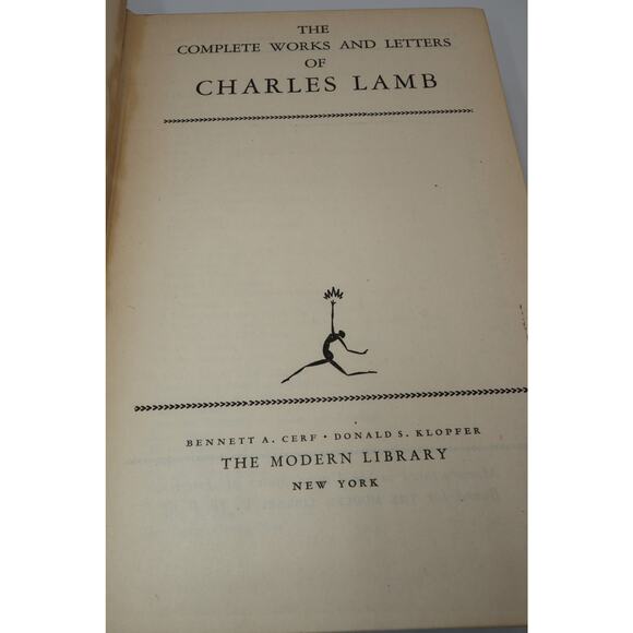 The Complete Works and Letters of Charles Lamb Modern Library 1933 1st Ed. - Picture 9 of 12
